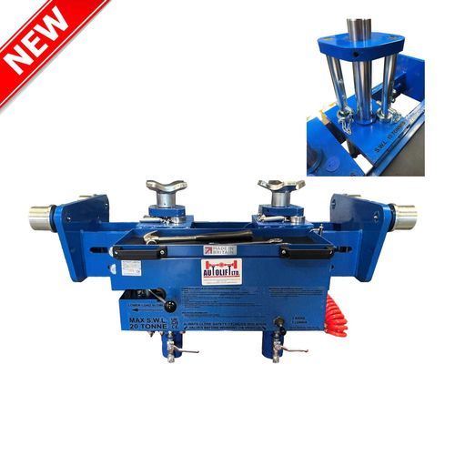 穴用ジャッキ - Adjustable 13 Tonne Twin Ram Pit Jack with Security Struts - Autolift Ltd - ハイドロニューマチック式 / 13トン / 自動車