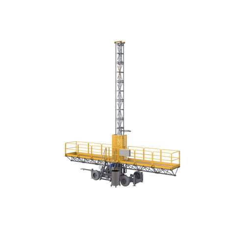 シングルマスト移動昇降式足場 - MCWP450 series - Ficont Industry (Beijing) Co., Ltd. - ツインマスト