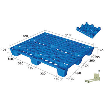 プラスチック製パレット - QH-1109 - Shanghai Qinghao Plastic Pallet Manufacture Co., Ltd. - オープンプラットホーム / 軽量