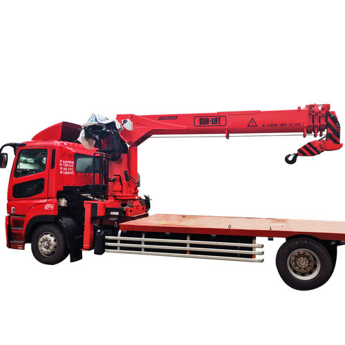 トラックへの取り付け可能クレーン - SQ10SU4 - BOB-LIFT - 伸縮式 / 工事現場用 / 持ち上げ用