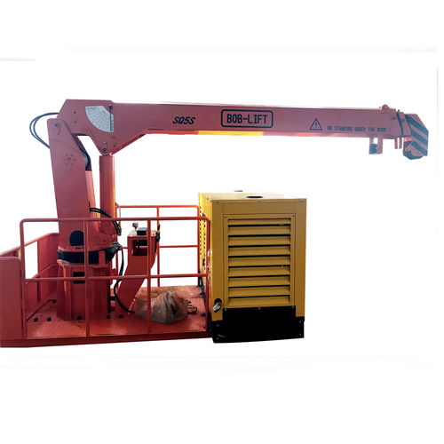 バージ上クレーン - SQ5SA3T - BOB-LIFT - 伸縮式 / マリン用 / オフショア用