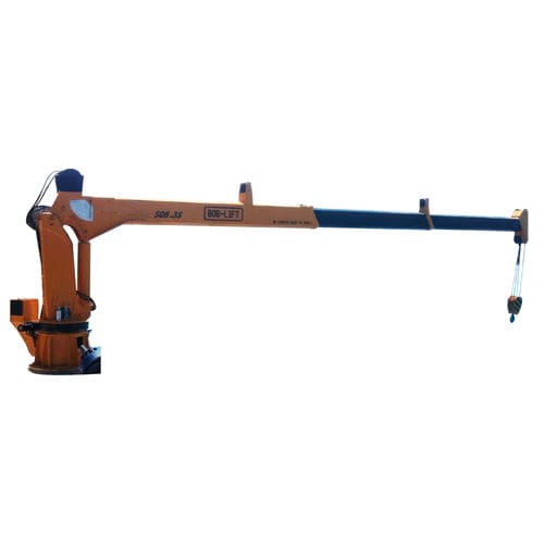バージ上クレーン - SQ6.3SA3T - BOB-LIFT - 伸縮式 / マリン用 / 荷揚げ