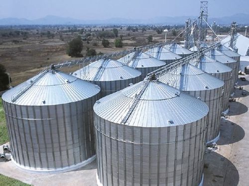 穀物用タンク - Henan SRON SILO ENGINEERING Co., Ltd - スチール製 / 円筒形 / 貯蔵用