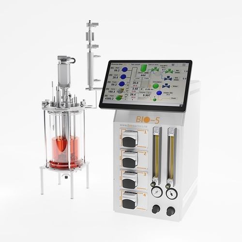 研究所用バイオリアクター - EDF-5.5 series - Biotehniskais centrs - 自動 / ガラス / オートクレーブ