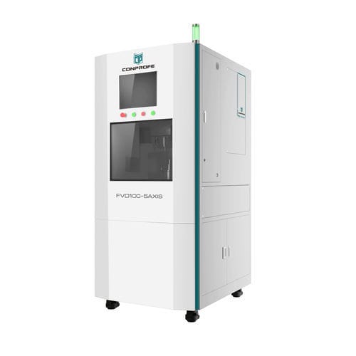 硬脆性材料用フライス盤 - FVD100-5AXIS - Conprofe - 5軸 / 縦型 / チタン合金用