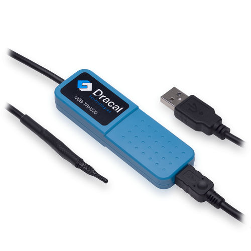 相対湿度温度センサー - TRH320 - Dracal Technologies Inc. - 移動式 / USB / 精密