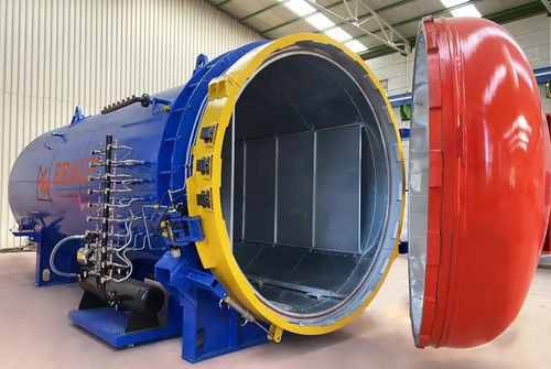 合わせガラス用オートクレーブ - ERALP KAZAN VE ENERJİ TEKNOLOJİLERİ - 加工 / 横型