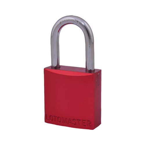 安全南京錠 - LM-UL-ALU-RS-KD-R - Loto Master Inc.
