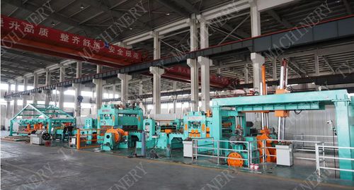 ギロチン水平切断ライン - CTL -  FOSHAN TE XIANG MACHINERY CO., LTD - アルミニウム用 / スチール用 / ステンレススチール用