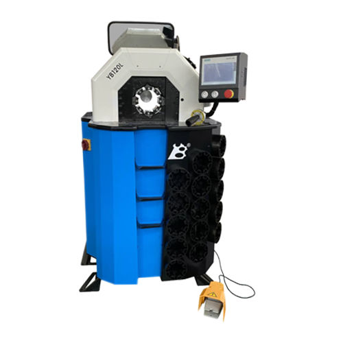 ホース用圧着機 - YB120L - Guangzhou YuBen Hydraulic Technology Co., Ltd. - 自動 / 足操作式 / 大容量