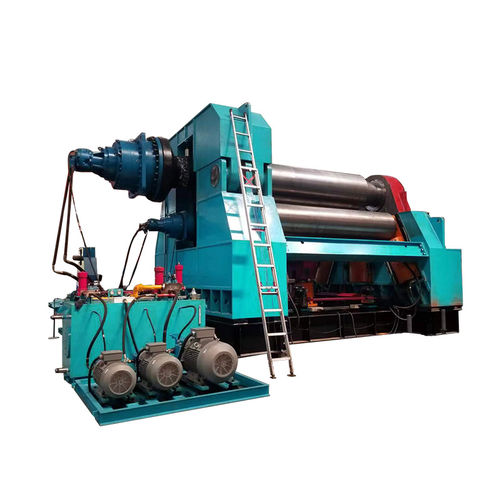 ローラー4本板材曲げ加工機 - W12YCNC-8&times;2000 - Jinan Lingxiu Laser Equipment Co., Ltd - 油圧式 / CNC