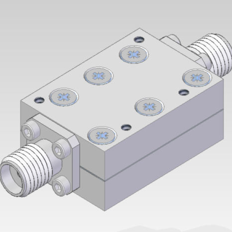 帯域通過フィルタ回路 - BPF-SS-1200-20-2000-18000-21000-20-SF-SF - DETI Microwave - パワー / DC / 入力