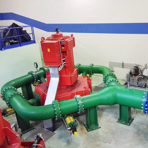 油圧式タービン - Shenyang Getai Hydropower Equipment Co., Ltd - 電力生産用 / ペルトン / 車輪付き