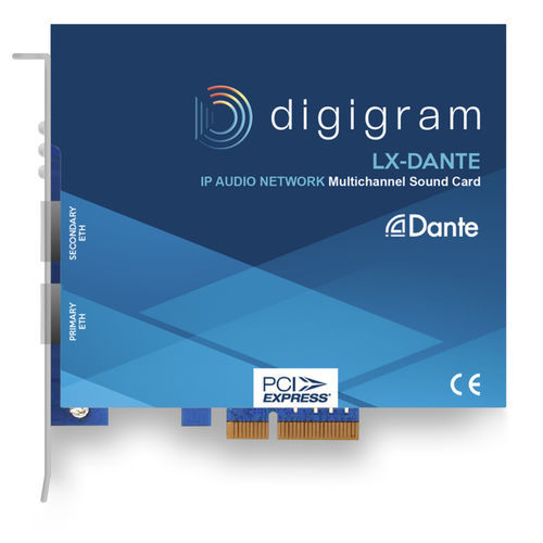 PCI Expressサウンドカード - LX-DANTE - DIGIGRAM - マルチチャンネル