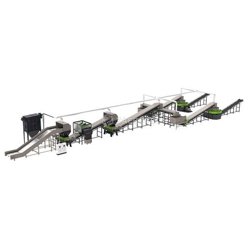 都市廃棄物廃棄物処理設備 - RDF/SRF - ZhengZhou ZA ECOTECH Co.,Ltd - 可燃性廃棄物用 / 自動 / セパレーター付