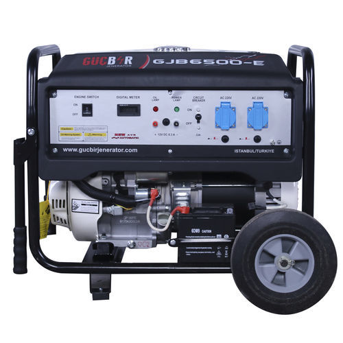 ガソリンエンジン発電設備 - GJB6500-E - GUCBIR GENERATOR MANUFACTURING CO.LTD. - 単相 / ローラー付き / 50 Hz