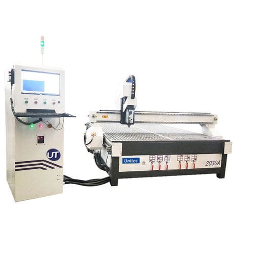 アルミニウム用切断機 - UT2030A - Nanjing Unitec Technology Co.,LTD - 木材用 / 外形 / CNC