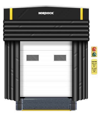 膨張式積載シェルター - IS-550 series - Nordock Inc. - 断熱