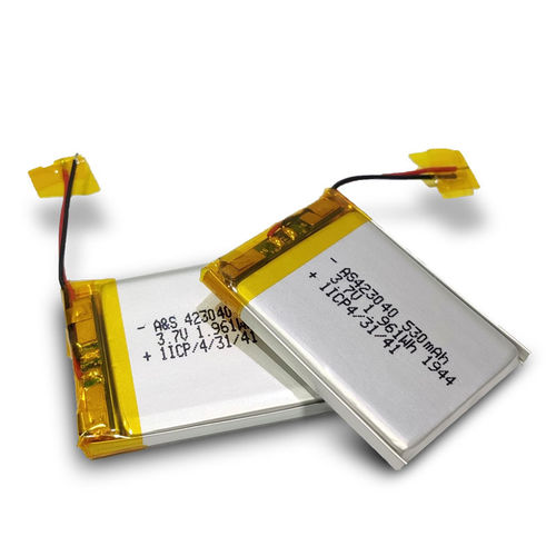 リチウム ポリマー充電地 - AS-423040 - Shenzhen AS Power Technology Co., Ltd - 正方形 / プリズム / 3ボルト
