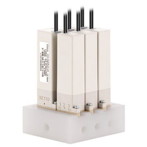 膜電磁弁 - 1362-42-EMU/5N	 - Keyto Fluid Technology - 直動式 / 2方向3位置 / 水