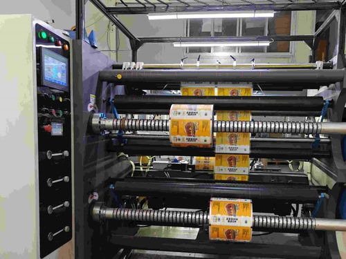 プラスチックフィルム用ボビン巻取り機 - SLC-F - Wenzhou Binbao Machinery - アルミニウム紙用