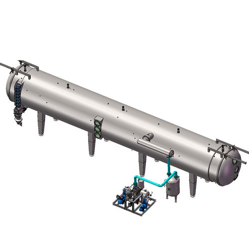 真空乾燥機 - Wenzhou Jinbang Light Ind Machinery Co., Ltd - 過熱スチーム式 / 連続 / 食品産業用