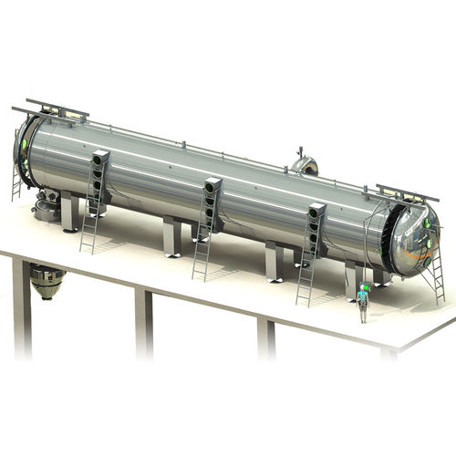 真空乾燥機 - Wenzhou Jinbang Light Ind Machinery Co., Ltd - 乾燥空気 / 連続 / 食品産業用