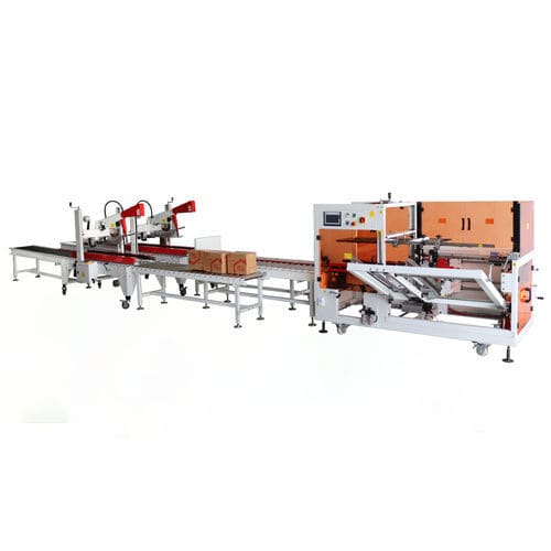 自動ケース梱包機 - FK-KF - Guangdong Fineco Machinery Group Co., Ltd - 床置閉口 / 空圧式