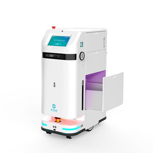 薬剤用搬送ロボット - A1 - GUANGZHOU SAITE INTELLIGENT TECHNOLOGY CO., LTD. - 病院用 / タイヤ付き / 自律型