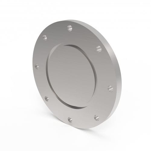 ステンレススチール製フランジ - ISO100FBK-304 - VACOM - 固定 / 閉止
