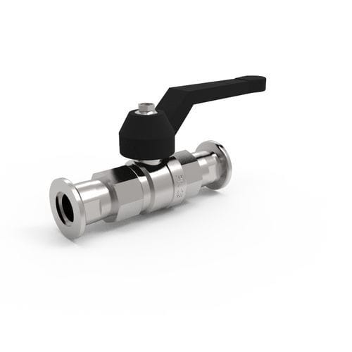 ボールバルブ - ZKH-16M - VACOM - 手動式 / 手動式 / ステンレススチール製