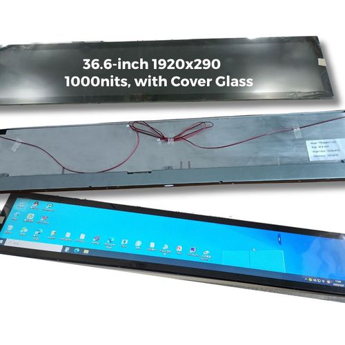 IPS方式ディスプレイ画面 - TTR366AHT-02G - TAILOR PIXELS TECHNOLOGY CO., LTD. - カラー / 1920×290 / 36.6インチ