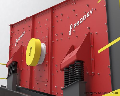 加工ふるい機 - PROSCREEN-I series - PRODEV MACHİNE - 振動 / バルク材用 / 傾斜