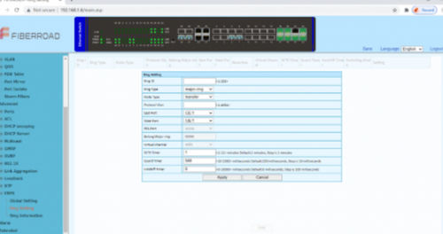 管理ソフトウェア - FIRO WebGUI  - Fiberroad Technology - モニタリング / インターフェイス / グラフィック