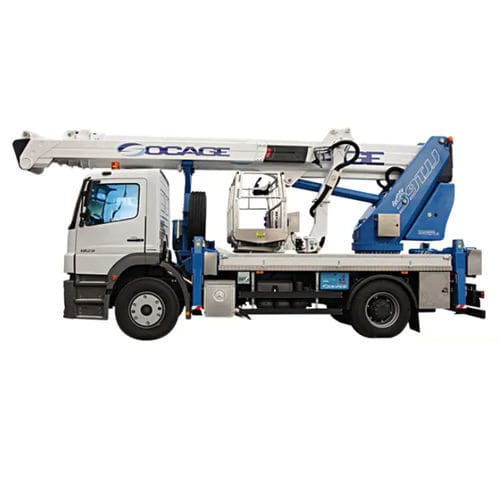トラックへの取り付け可能伸縮ブーム型高所作業車 - ForSte 39TJJ - Socageworld - 油圧式 / 電動式 / 外用