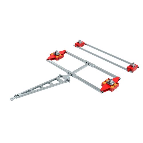 重荷重用運搬用ローラー - ECO-Skate ISOCON ICX16D + ICX16S 32to - HTS Hydraulische Transportsysteme GmbH - 輸送用 / コンテナ用 / 4点荷重用