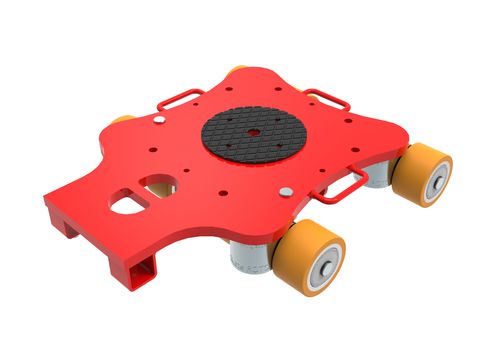 回転式運搬用ローラー - ECO-Skate ROTOflex XL (PU) RFX10 10to - HTS Hydraulische Transportsysteme GmbH - 重荷重用 / 輸送用 / 360°