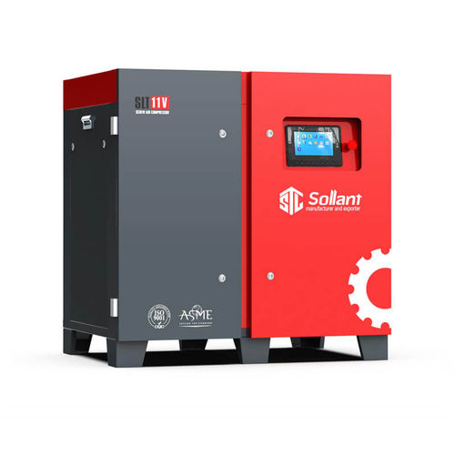 エアコンプレッサー - Shanghai Sollant Energy Saving Technology Co., Ltd - スクリュー / 電動 / 据え置き型