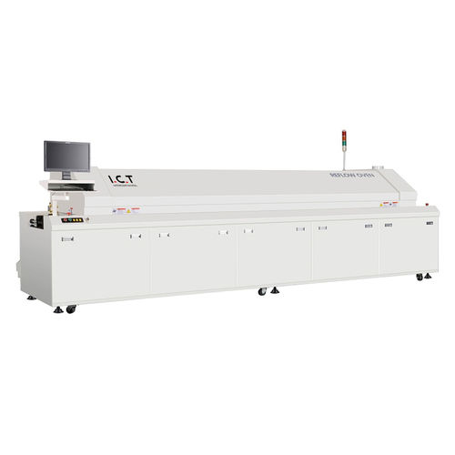 リフローはんだ付け機 - L series - Dongguan ICT Technology Co.,Ltd - PCにより制御可能 / プリント基板用 / 10 ゾーン