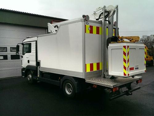 トラクター設置式高所作業車 - SCJ 15 - Safi Group srl - トラックへの取り付け可能 / 電気油圧式 / 農業用