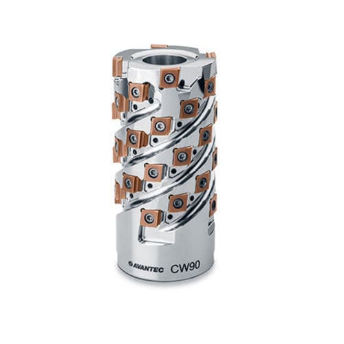 ポーキュパインミーリングカッター - CW90 - Avantec Zerspantechnik GmbH - 2サイズ / 接線 / 挿入