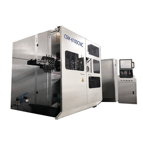圧縮スプリング成型機 - CSM-6100 - Luoyang Xianheng Spring Machinery Co.,ltd. - コンピュータ数値制御装置用 / コイリング