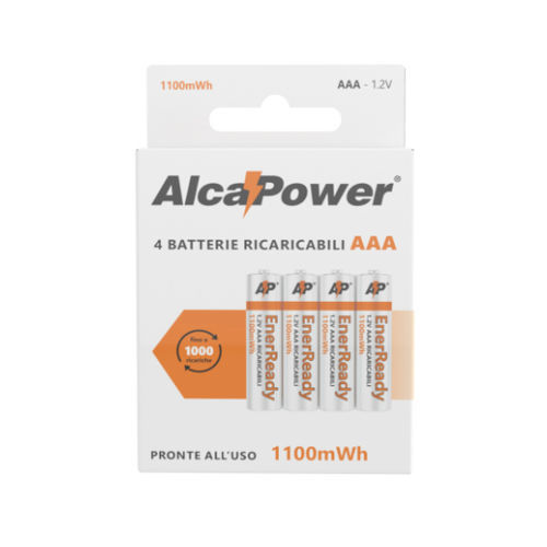 Ni-MH充電地 - AP1100ER-C4 - Alcapower - AAA型 / 1.5V / IEC