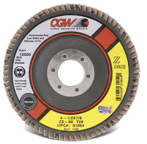 酸化アルミニウムフラップディスク - Z - CGW Abrasives