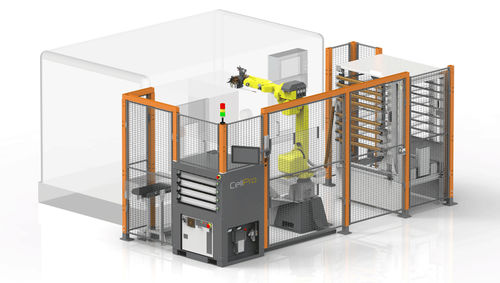 ワークピース積荷装置 - Agile robotic Systems - 6軸関節ロボット付き