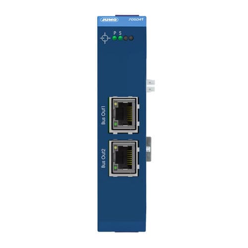セントラル通信ルーター - 705041 - JUMO Process Control, Inc. - IP / RJ45 / DINレール