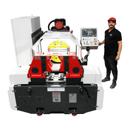 2軸方向マシニングセンタ - PIPE SPOOL MASTER TGB 14 CNC - Revolution Machine Tools - 横型 / 製粉 / タップ加工