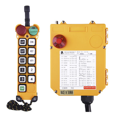 無線操縦(ラジコン) - F24-10D - Nanjing Xiading Electronic Technology Co., Ltd. - ボタン式 / 産業用 / クレーン用