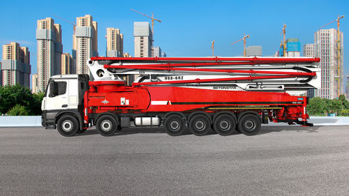 移動式トラック搭載コンクリート ポンプ - H68-6RZ - BETONSTAR MAKINA SANAYI VE TICARET A.S. - 工事現場用 / 電動式