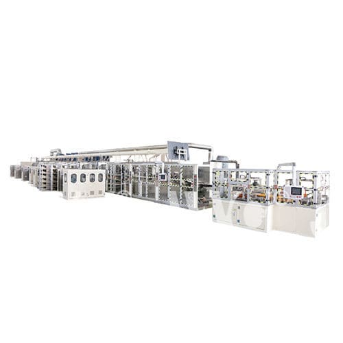 おむつ用製造ライン - JWC-LLK700-SV-X - Jiangsu Jwc Machinery Co., Ltd. - 自動 / 高速 / 超音波